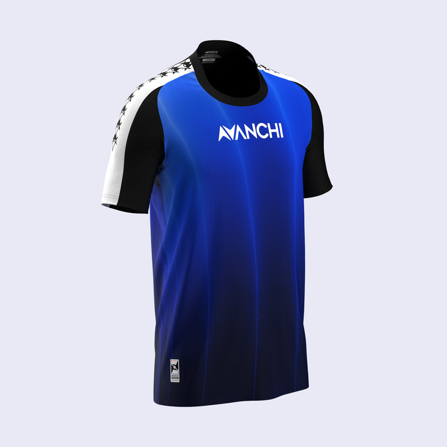 BLUE SPARKLE MW PADEL PERFORMANCE TEE