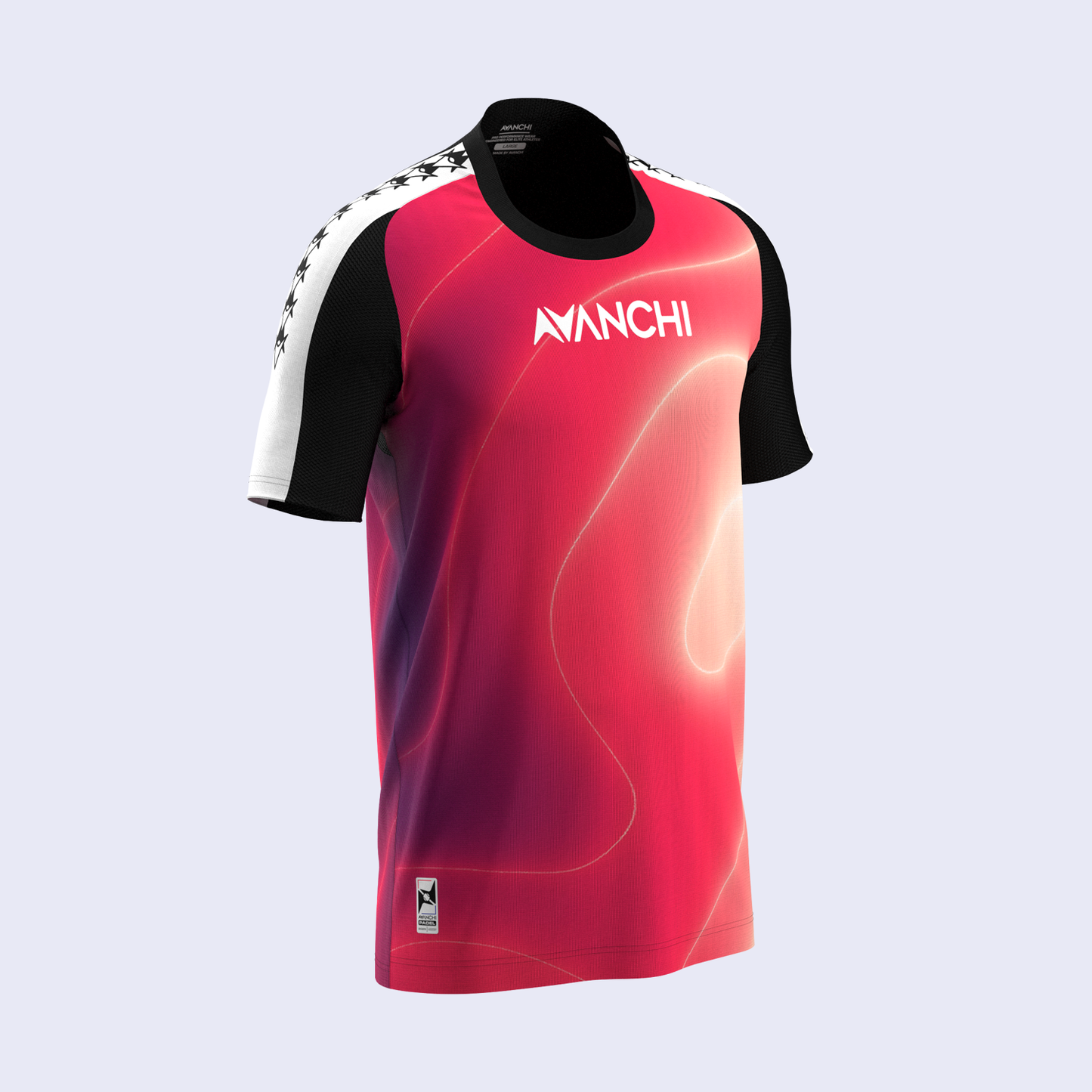 RED SPARKLE MW PADEL PERFORMANCE TEE