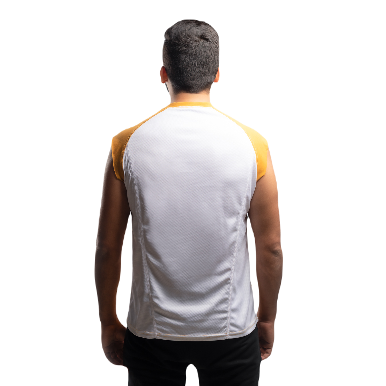 AVANCHI OVERSIZED AMBER SLEEVELESS