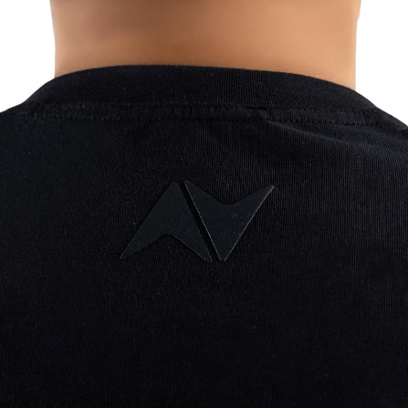 AVANCHI LFSTL BLACK RAGLAN TEE