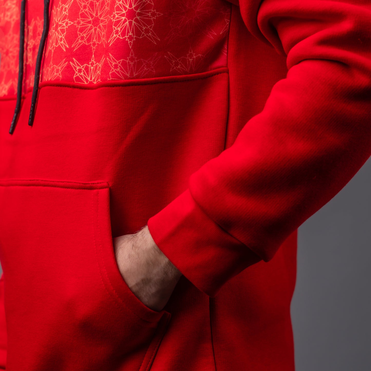 AVANCHI ATLAS LION RED HOODIE