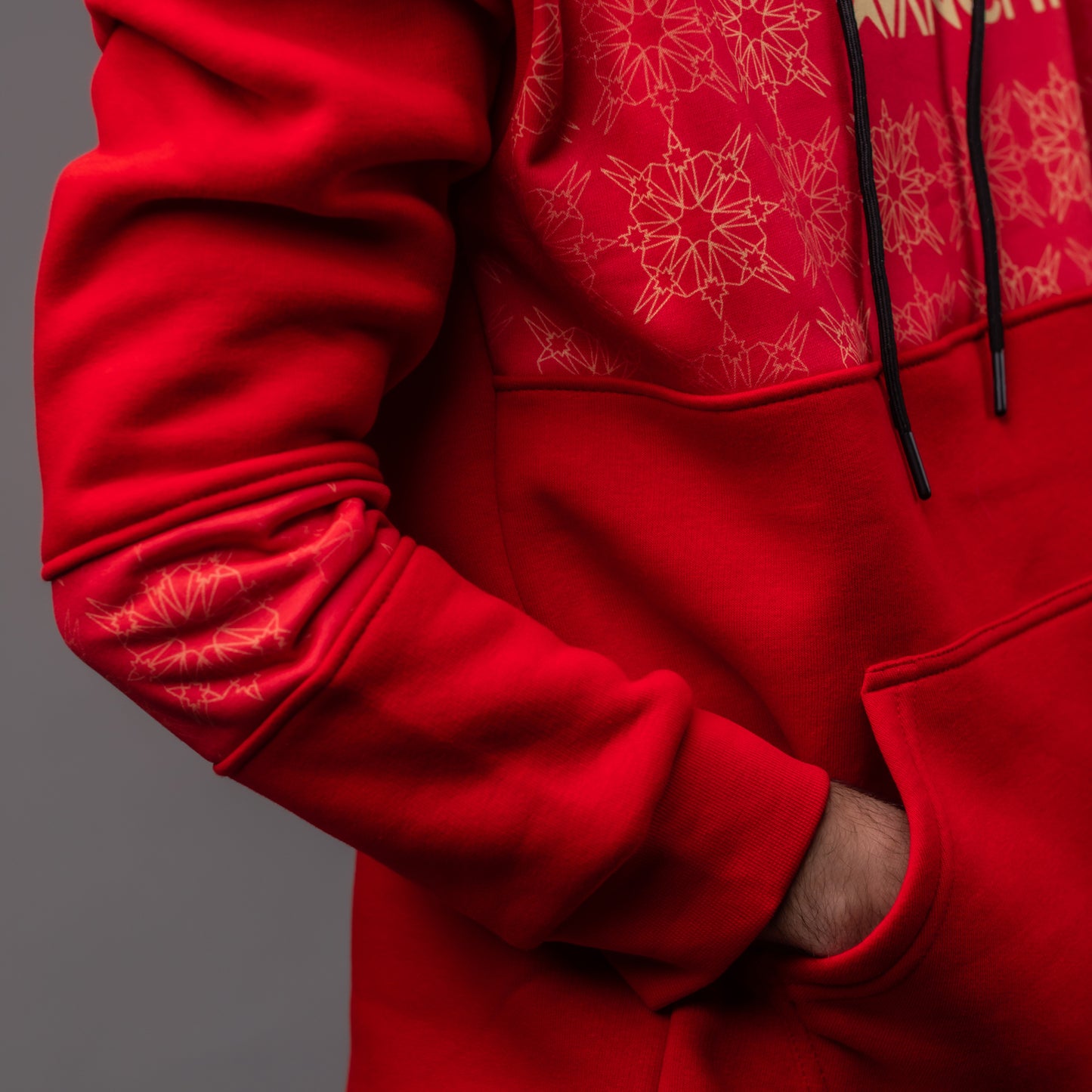 AVANCHI ATLAS LION RED HOODIE