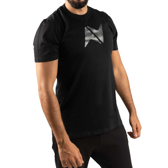 AVANCHI LFSTL REGULAR BLACK TEE