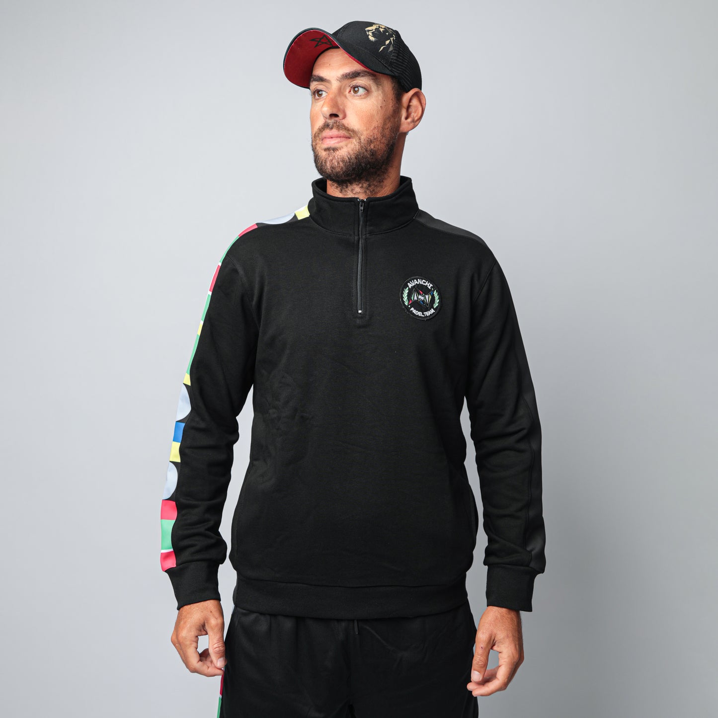 AVANCHI PADEL TEAM OFF-COURT HALF-ZIPPED SWEATSHIRT