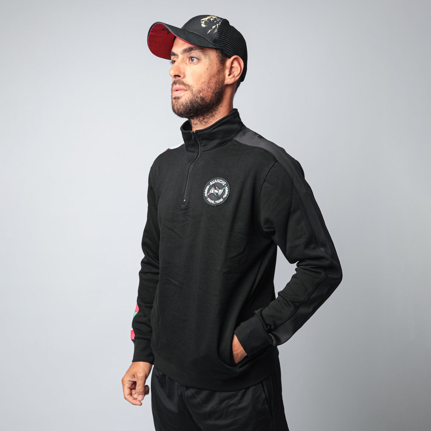 AVANCHI PADEL TEAM OFF-COURT HALF-ZIPPED SWEATSHIRT