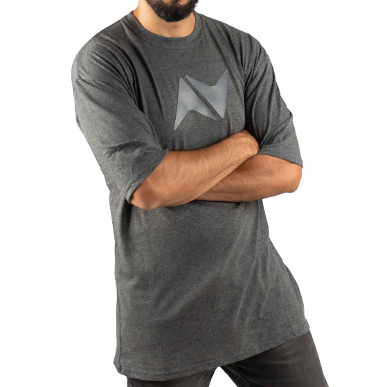 AVANCHI OVERSIZED DARK GREY TEE