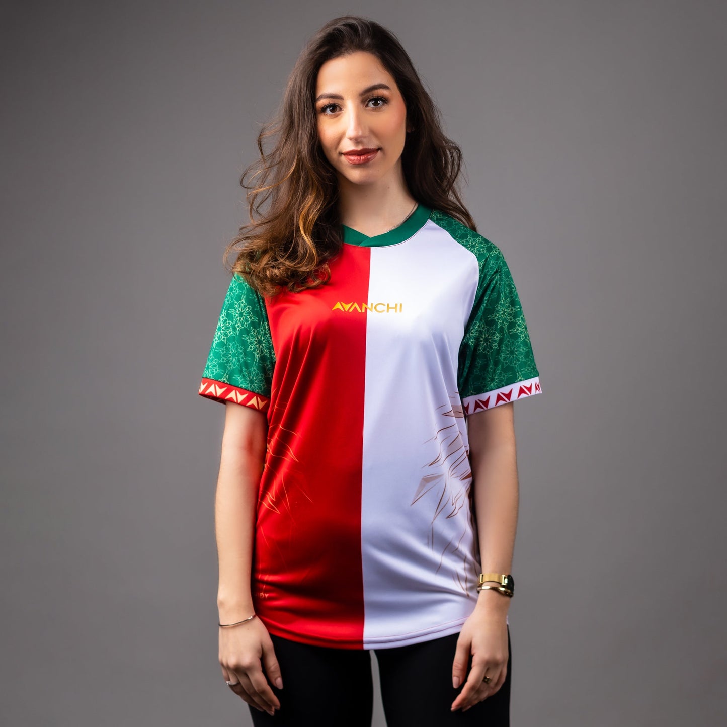 AVANCHI ATLAS LION HALF STRIPE JSY