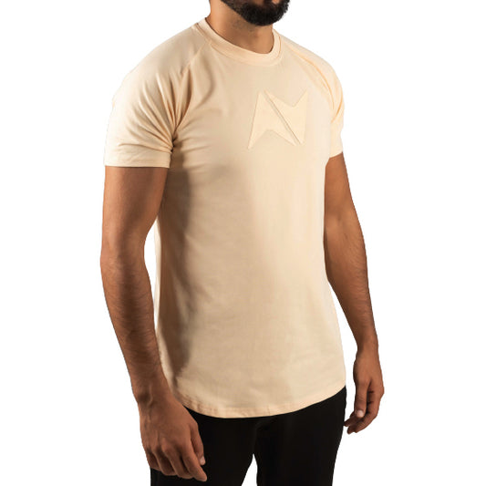 AVANCHI LFSTL BEIGE RAGLAN TEE