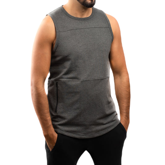AVANCHI LFSTL SLEEVELESS DARK GREY