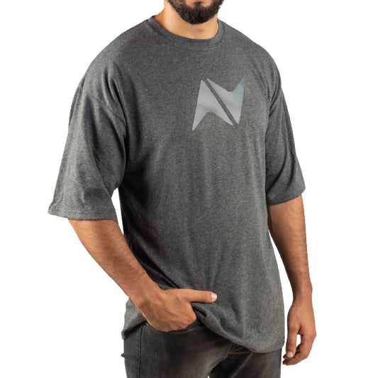 AVANCHI OVERSIZED DARK GREY TEE