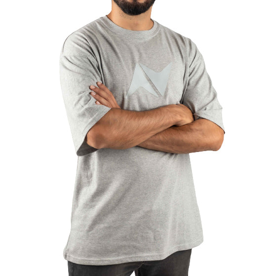 AVANCHI OVERSIZED GREY TEE
